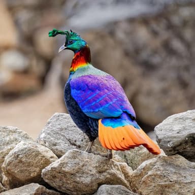 Himalayan Monal (Lophophorus impejanus)