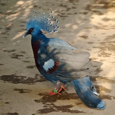 Victoria Crowned Pigeon (Goura victoria)